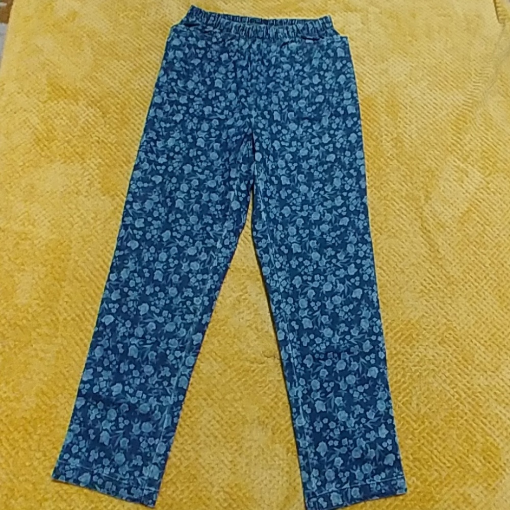 Floral Print Woman Within Jeans